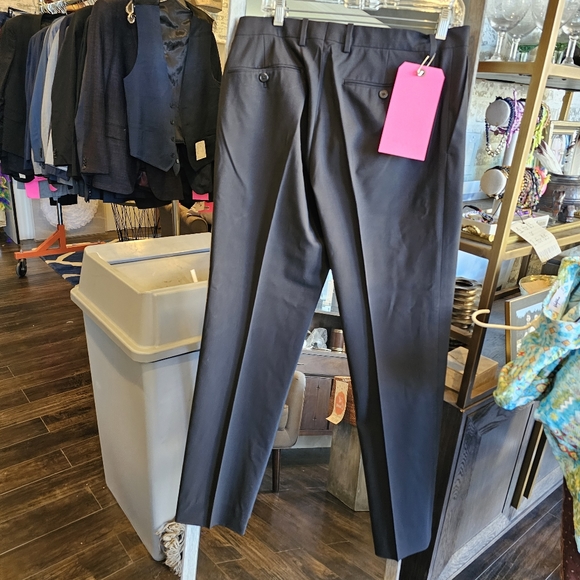 Theory Chambers Black Suit SZ 42 Regular Pants 31 x 30 - Picture 8 of 8